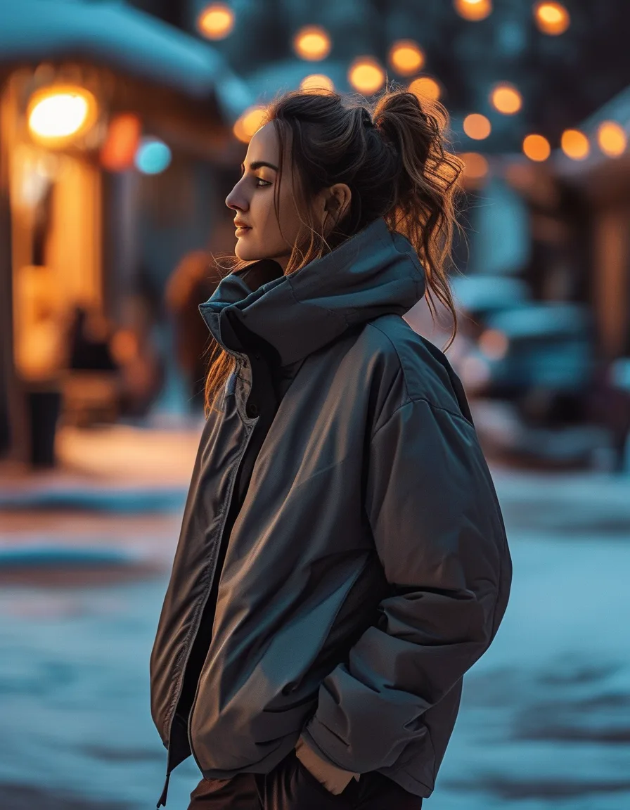How to Style an Athleisure Date Night Outfit When It's Actually Cold Out