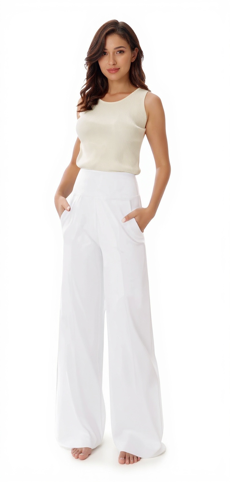 Capri Leggings in White — The Casual Date Edit style look